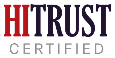 An official logo indicating that the Doctible service is HiTrust Certified